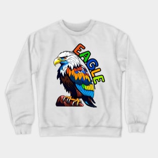 Animal Alphabet - E for Eagle Crewneck Sweatshirt